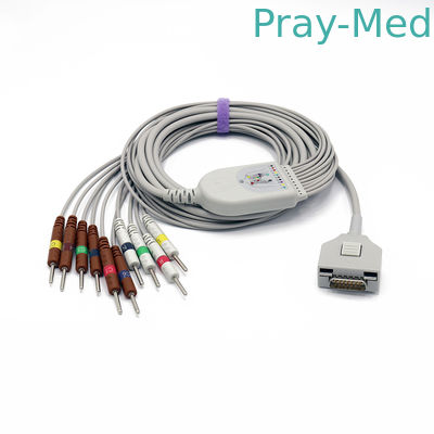 Fukuda Denshi ME KP500-Lichtgewichtob van de electrocardiogramkabel 0.9lb - Schakelaar 15