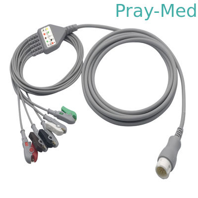 HP 12 Speld 5 Kabel Ééndelig Type van Loodecg Dubbel Jasje 3.6m van Schildstructuren TPU