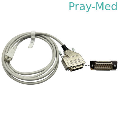 De Kabel van de de Stroomsensor van pasgeboreneventilator voor Drager Babylog 8000 3M met grijze witte kleur