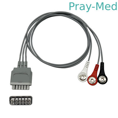 Het Looddraden TM60/80 van de Mindrayecg Telemetrie EY6511B Grijze TPU 0.9m